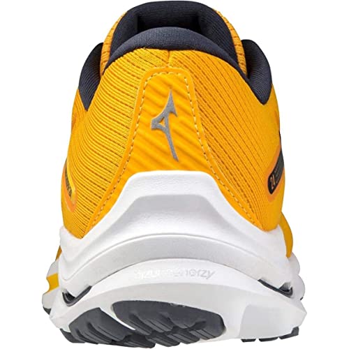 Mizuno Wave Rider 24, Zapatillas de Running Hombre, Saffron/Phantom, 42.5 EU