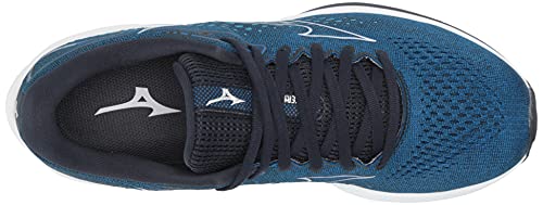 Mizuno Wave Rider 25, Zapatillas para Correr Hombre, Azul Imperial, 44.5 EU