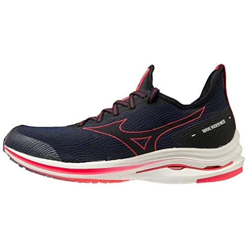 Mizuno Wave Rider Neo, Zapatillas para Correr Mujer, Black Divapink, 37 EU