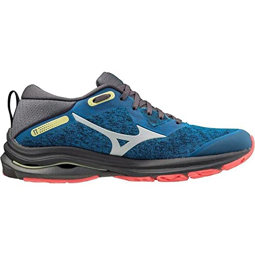 Mizuno Wave Rider TT 2 (W), Zapatillas de Trail Running Mujer, Diva Blue/Dawn Blue/HCoral, 38 EU