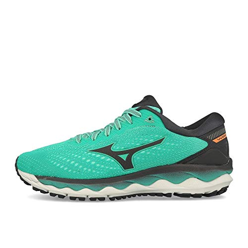 Mizuno Wave Sky 3 (W), Zapatillas Deportivas Mujer, Cockatoo/PScope/Cantlpe, 44 EU