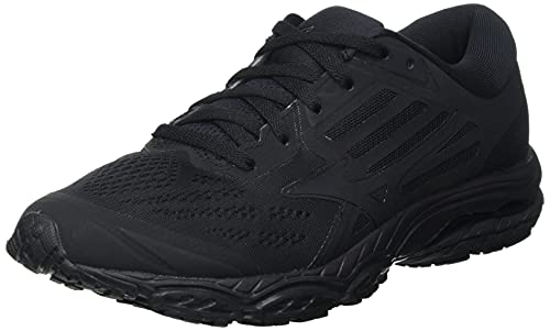 Mizuno Wave Stream 2, Zapatillas para Correr de Carretera Mujer, Black Phantom Black, 43 EU