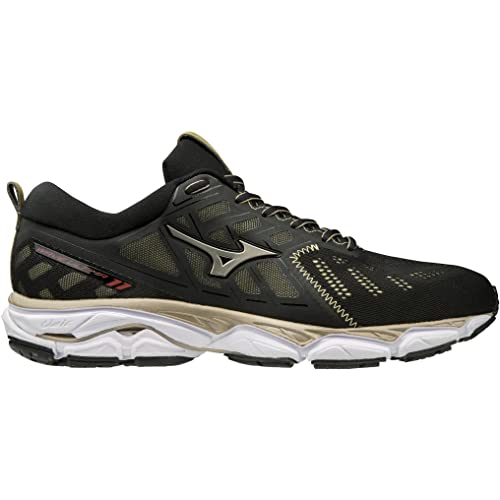 Mizuno WAVE ULTIMA 11 Amsterdam, Zapatillas de Running para Hombre, Negro (Black/Gold/White 01), 45 EU