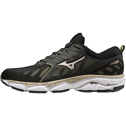 Mizuno WAVE ULTIMA 11 Amsterdam, Zapatillas de Running para Hombre, Negro (Black/Gold/White 01), 45 EU