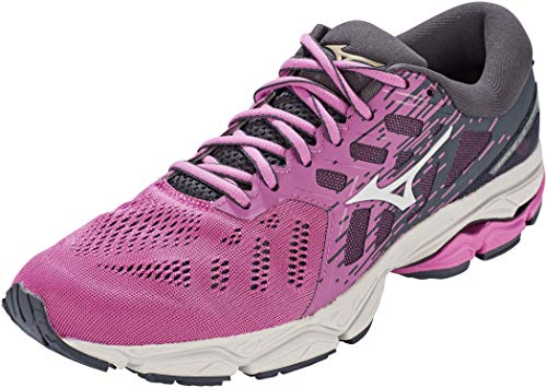 Mizuno Wave Ultima 12 (W), Zapatillas de Running Mujer, Ibis Rose/White/India Ink, 42.5 EU