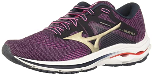 Mizuno Women's Wave Inspire 17 Running Shoe, India Ink, 9