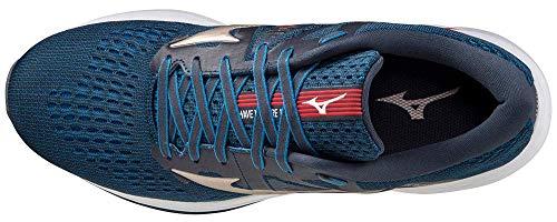 Mizuno Zapatillas de Running Wave Inspire 17 para Hombre, Gris, 45 EU