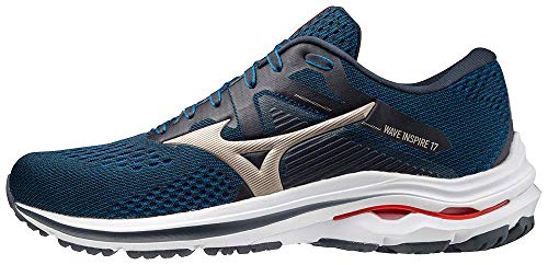 Mizuno Zapatillas de Running Wave Inspire 17 para Hombre, Gris, 45 EU