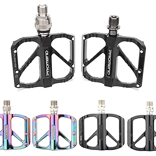 MJJCY Densidad Pedal de Bicicletas de Metal Antideslizante Ultraligero Liberación rápida Pedal Pedal Piso 3 Rodamientos MTB Accesorios de Ciclismo de Aleta 2pcs Huso (Color : 1Pair R67)