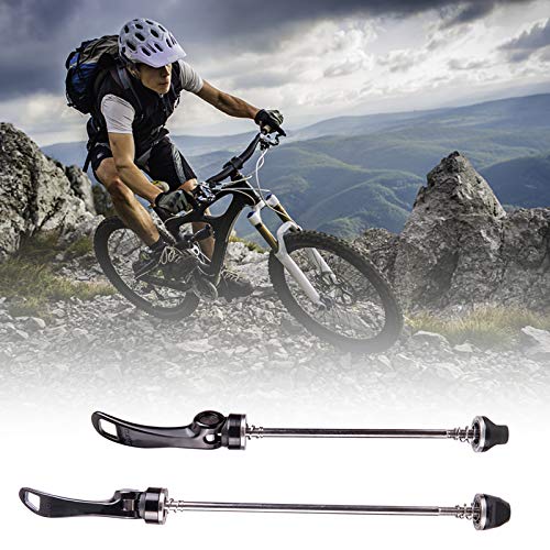 mlloaayo 1 Par De Pinchos De Bicicleta, Pinchos De Eje De Liberación Rápida, Eje De Rueda Delantero Y Trasero para Bicicleta, 100 / 135mm para MTB, Bicicleta De Montaña Y Carretera