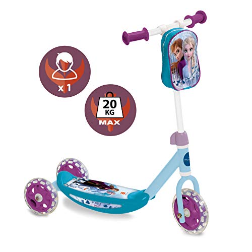 Mondo-28222 Disney Patinete 3 Ruedas Frozen, Multicolor, 57.5 x 25.7 x 60 cm (28222)