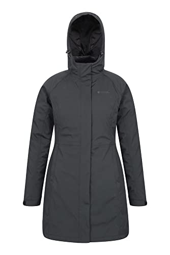 Mountain Warehouse Chaqueta Larga de Invierno 3 en 1 para Mujer de Alaskan Negro Jet 40