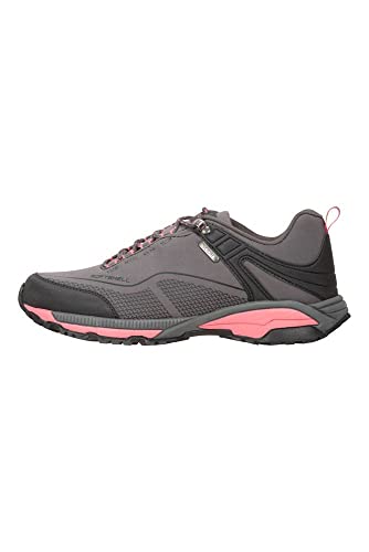 Mountain Warehouse Zapatillas Impermeables Collie para Mujer - Calzado liviano para Damas, Zapatos Transpirables, Zapatos Suaves para Caminar Gris Talla Zapatos Mujer 40 EU