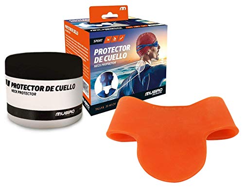 Mugiro Protector de Cuello Trajes de Neopreno - Naranja - Talla L 35-40 cm