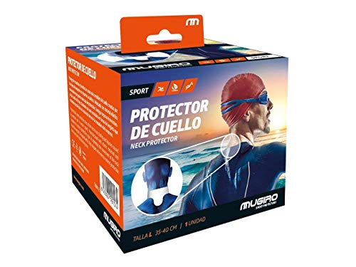 Mugiro Protector de Cuello Trajes de Neopreno - Naranja - Talla L 35-40 cm