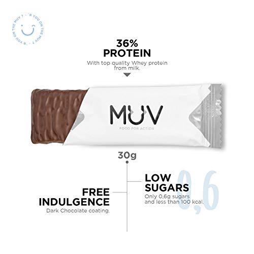 MUV - Low Sugar Protein Bar Choco Peanut Crunch Flavour 12 x 30 g