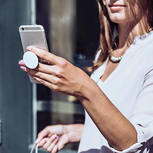 Nele Nombre Negro sobre Blanco para Niñas & Mujeres - Nele PopSockets PopGrip Intercambiable