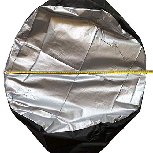 Neumático Repuesto Cubierta 1/2/4 Piezas Bolsas Almacenaje Coche Vehículo Rueda Funda Antipolvo Uv-Proof Rueda Cubierta Protectora Elástico Impermeable Rueda Protector Ligero (1 Pieza) - 1 unidad