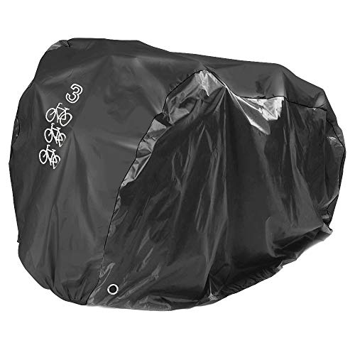 FUCNEN Funda Bicicleta Exterior Impermeable para 3 Bicicletas