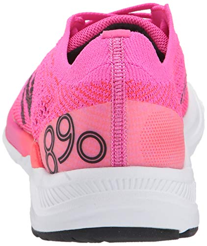 New Balance 890 V7 Neutralschuh Damen-Pink, Weiß, Zapatillas de Running Calzado Neutro Mujer, 37 EU