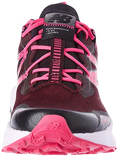 New Balance Girls Dynasoft Nitrel V4 Running Shoe, Pink Glo/Henna/Black, 1 Wide Little Kid