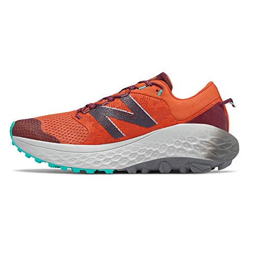 New Balance Men's Fresh Foam More Trail, Dark Blaze/Mulberry, 8.5 Medium