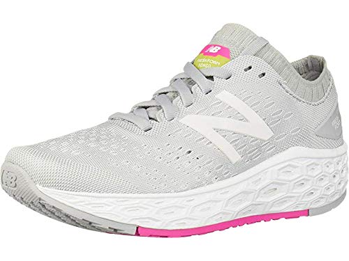 New Balance Vongo V4 Fresh Foam, Zapatillas para Correr Mujer, Aluminio Ligero de Color Blanco, 43 EU