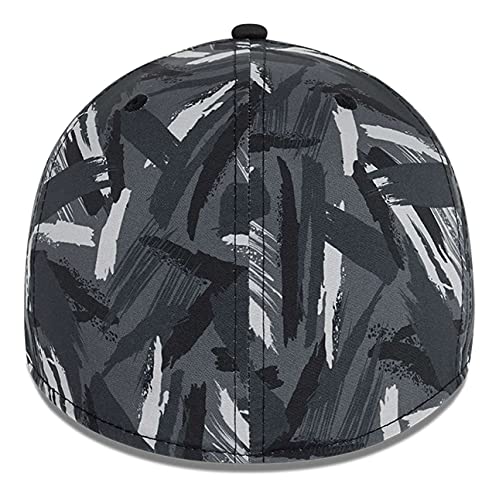 New Era - Ducati AOP 39Thirty Stretch Cap - Negro, Negro , Medium-Large