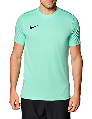 NIKE M Nk Dry Park VII JSY SS Camiseta de Manga Corta, Hombre, Azul (Hyper Turq/Black)