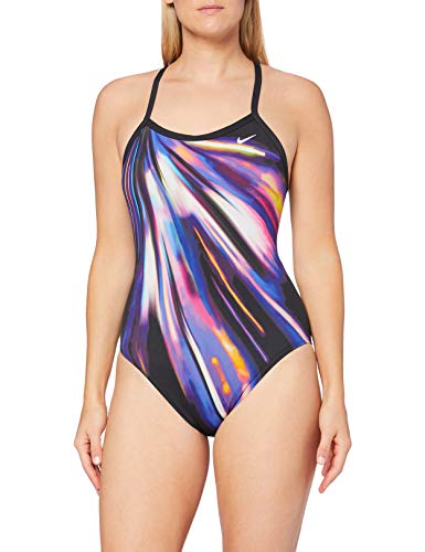 NIKE Racerback One Piece Bikini, Mujer, Court Purple, 32