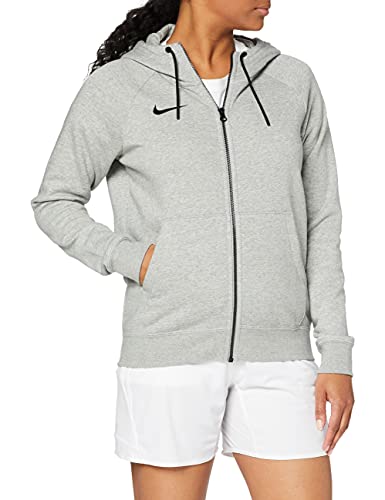 NIKE Women's Team Club 20 Full-Zip Hoodie Chaqueta Deportiva, Dk Grey Heather/Black/Black, M para Mujer