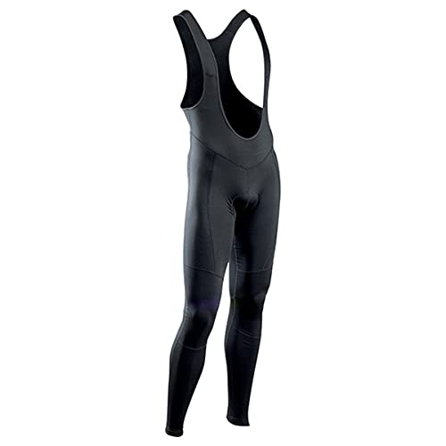 Northwave Culote Largo con Tirantes Ciclismo Force 2 Negro (L, Negro)