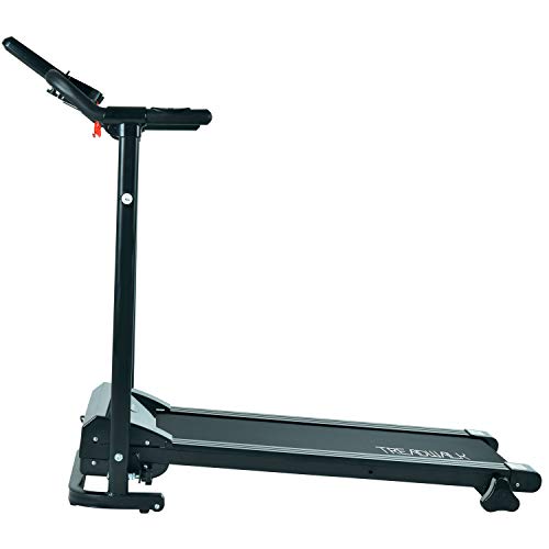 Nyana Fit | Cinta de Andar Plegable Treadwalk Nfit-450 | Sistema eléctrico | 1-12 km/h | 12 Programas de entreno | Motor 1000W | Display LCD | Superficie Antideslizante | Ruedas para Transporte