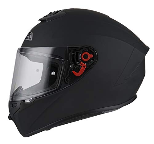 NZI - Casco Integral NZI Trendy (L 59-60 cm, Matt Black)