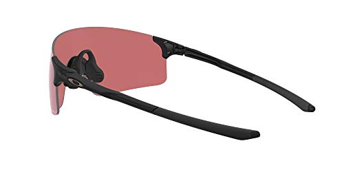 Oakley EVZero Blades - Gafas de sol para hombre, talla asiática, OS,Matte Black/Prizm Dark Golf