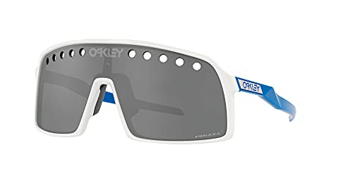 Oakley Oo9406 Sutro, Gafas Unisex Adulto, Poliertes Weiß/Prizm Schwarz, 53