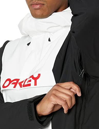 Oakley Tnp Insulated Anorak Aislado, Negro/Blanco, XL para Hombre