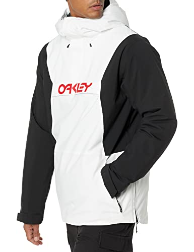 Oakley Tnp Insulated Anorak Aislado, Negro/Blanco, XL para Hombre