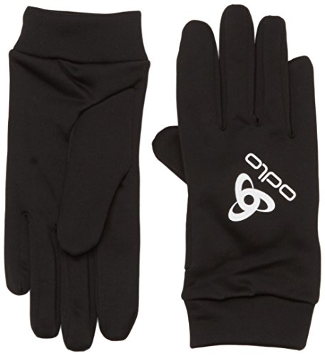 Odlo Gloves STRETCHFLEECE Liner Warm - Guantes Negros (Talla del Fabricante: S)