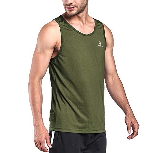 Ogeenier Hombre Deporte Camiseta sin Mangas de Secado Rápido para Running Fitness Ejercicio