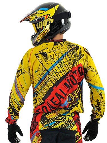 Oneal 0016A-503 Element 2014 Acid Motocross Jersey M Amarillo/Rojo