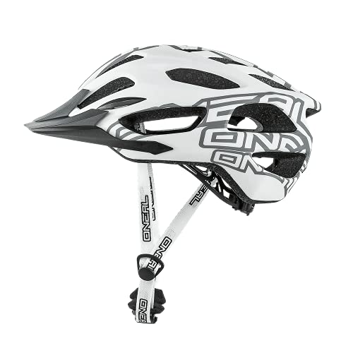 O'NEAL | Casco de Bicicleta de montaña | Enduro All-Mountain | Eficiente Sistema de ventilación, Sistema de Ajuste de Tallas, Aprobado por la EN1078 | Casco Q RL | Adultos | Blanco | Talla XS/S/M