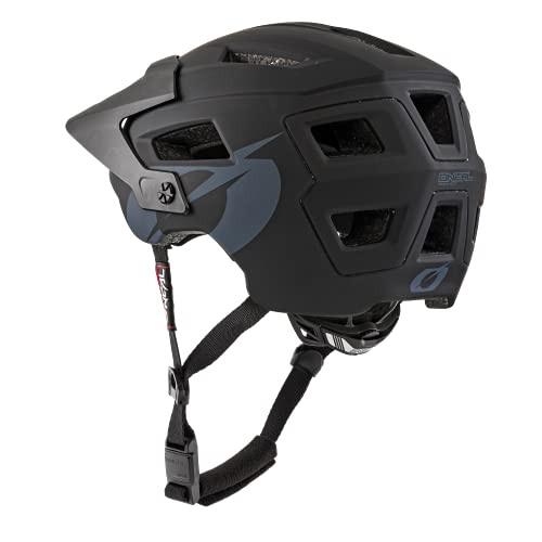 O'NEAL | Casco para Bicicleta de montaña | Enduro Aperturas de ventilación para refrigeración, Almohadillas Lavables, Norma de Seguridad EN1078 | Casco Defender Solid | Adultos | Negro | Talla L/XL