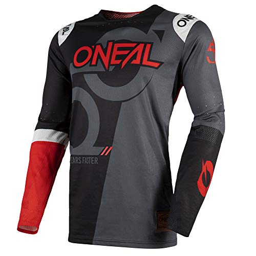 O'Neal | Maillot de Ciclismo de Manga Larga | MX MTB Motocross Mountainbike DH FR | Mangas sin Mangas, Ajuste, Materiales duraderos | Maillot prodigio Five Zero | Adultos | Talla M (48/50)