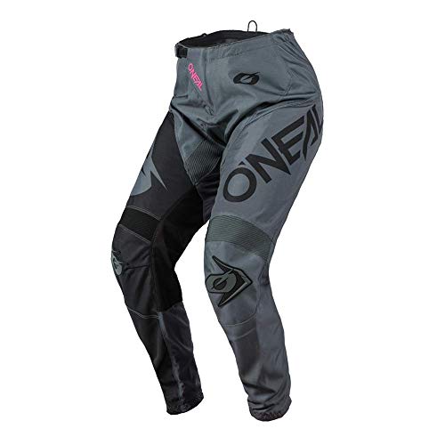 O'Neal | Pantalones de Mujer | Enduro Motocross | máxima Libertad de Movimiento, diseño Ligero, Transpirable y Duradero | Pantalones Elemento Racewear | Adultos | Gris Rosa | Talla 5/6 (30)