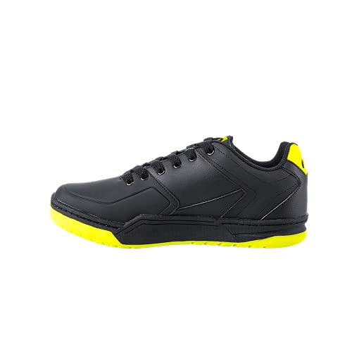 O'NEAL | Zapatillas de Bicicleta | MTB Downhill Freeride | Placa de Pedal SPD Compatible, Durable y Ligera PU, Transpirable | Zapatillas SPD con Clavos | Adultos | Negro Neón Amarillo | Talla 40