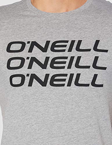 O'NEILL Triple Stack T-Shirt Camiseta, Hombre, Silver Mel, M