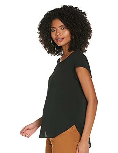 Only Onlvic S/s Solid Top Noos Wvn Camiseta, Negro (Black Black), 34 para Mujer