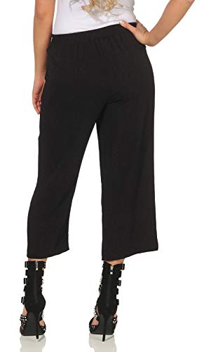 Only Onlwinner Palazzo Culotte Pant Wvn Pantalones, Black 74, 42 para Mujer