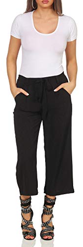 Only Onlwinner Palazzo Culotte Pant Wvn Pantalones, Black 74, 42 para Mujer